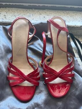 Odile - Red Tango Shoes 38 (Used-Good condition)